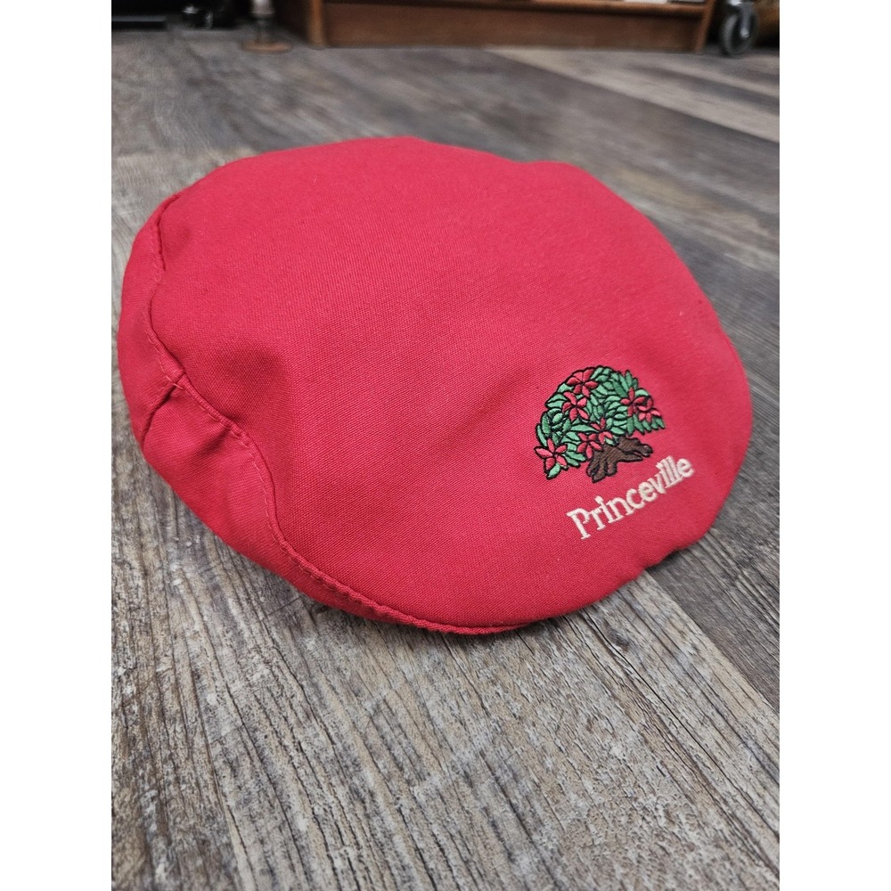 VINTAGE Princeville Hat Cap Fitted Mens Small Embroidered Golf Cali Fame USA 90s